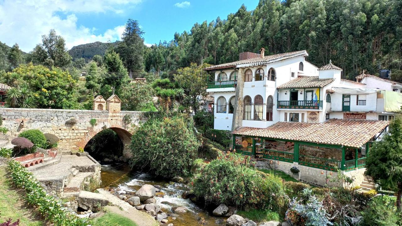 Hospedaje Y Camping Del Rio Monguí Exteriör bild